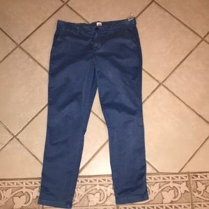 Blue Gap girlfriend chino pants